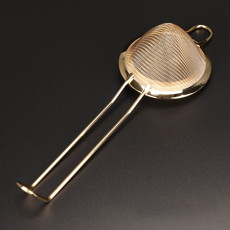 Stainless steel strainer spoon