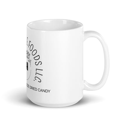 White glossy mug